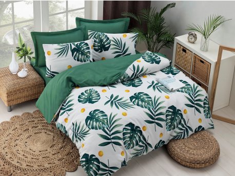 L`ESSENTIEL MAISON Komplet posteljina (240 x 220) Monstera Green