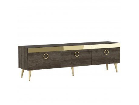 HANAH HOME TV polica Safar Walnut (327ODS1128)