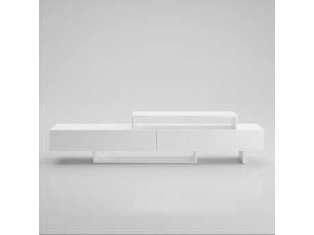 HANAH HOME TV polica Zenn White (570VLT1554)