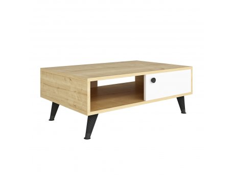HANAH HOME Sto za dnevnu sobu Athena Sapphire Oak White