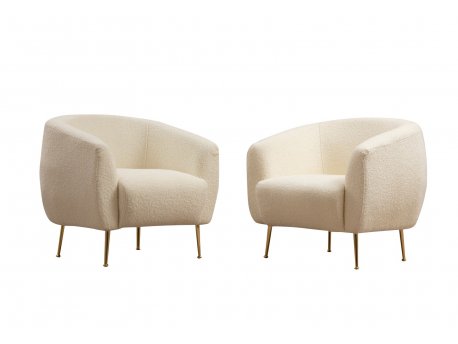 Atelier del Sofa Fotelja Eses Cream Bouclette