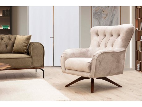 Atelier del Sofa Fotelja Siesta Armchair Cream