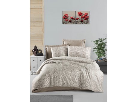 L`ESSENTIEL MAISON Satenska posteljina (140 x 200) Cappuccino