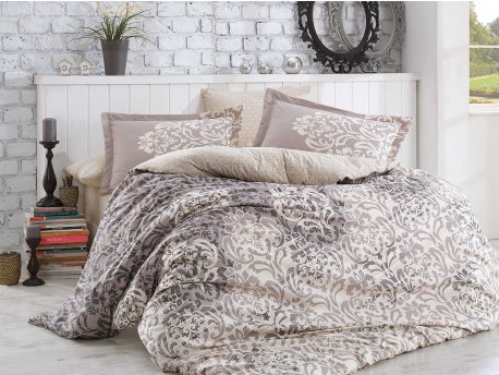 L`ESSENTIEL MAISON Poplin posteljina (240 x 220) Serenity Grey