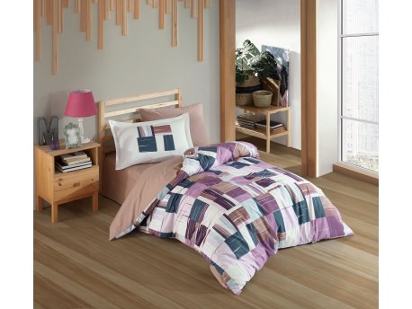L`ESSENTIEL MAISON Poplin posteljina (160 x 220) Dream Claret Red