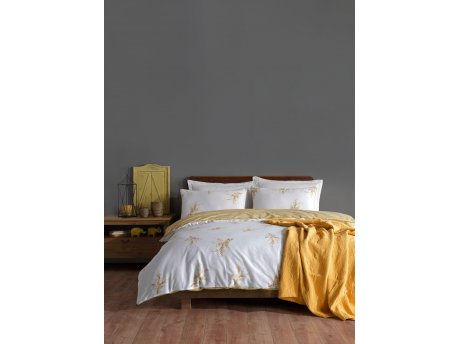 L`ESSENTIEL MAISON Ranforce posteljina (240 x 220) Meltem Yellow