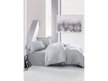 L`ESSENTIEL MAISON Premium satenska posteljina Elegant Grey