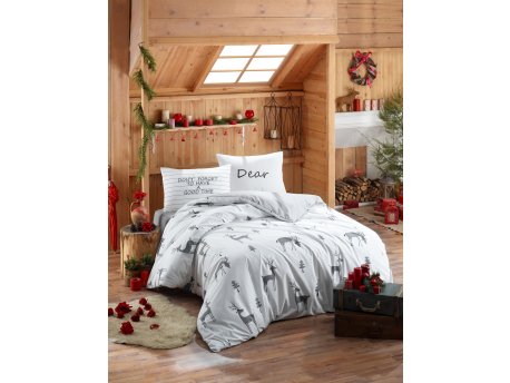 L`ESSENTIEL MAISON Ranforce posteljina (200 x 220) Good Time White