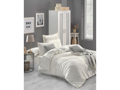 L`ESSENTIEL MAISON Ranforce posteljina (200 x 220) Fresh Color Ecru
