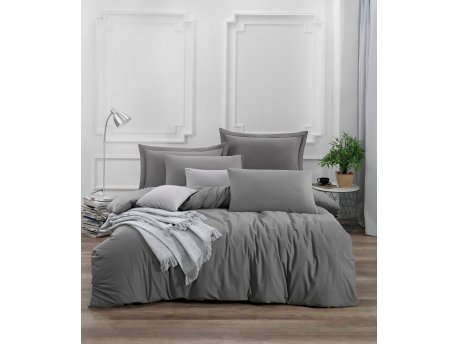 L`ESSENTIEL MAISON Ranforce posteljina (200 x 220) Fresh Color Grey