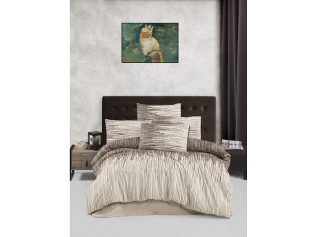 L`ESSENTIEL MAISON Ranforce posteljina (200 x 220) Monte Brown