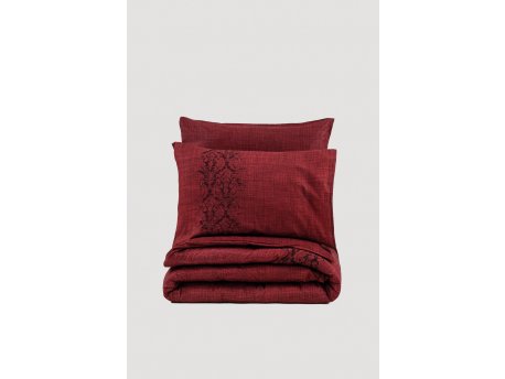 L`ESSENTIEL MAISON Ranforce posteljina (200 x 220) Sooty Claret Red