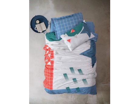 L`ESSENTIEL MAISON Ranforce posteljina (160 x 220) Astral Denim v2