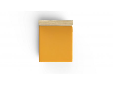 L`ESSENTIEL MAISON Ranforce dušečni čaršav (90 x 200) Mustard
