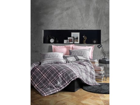 L`ESSENTIEL MAISON Ranforce komplet posteljina (160 x 220) Andrea Dusty Rose