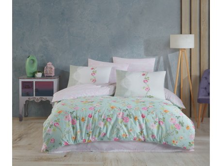 L`ESSENTIEL MAISON Ranforce komplet posteljina (160 x 220) Carmela Green