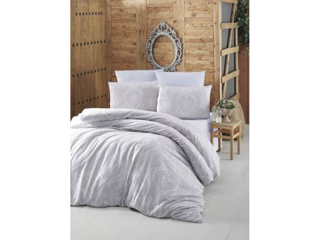 L`ESSENTIEL MAISON Ranforce komplet posteljina (160 x 220) Ornament Grey