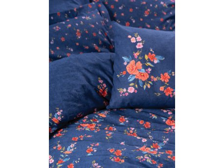 L`ESSENTIEL MAISON Ranforce posteljina (135 x 200) Emery Dark Blue