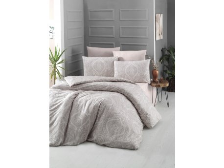 L`ESSENTIEL MAISON Ranforce posteljina (135 x 200) Ornament Cream