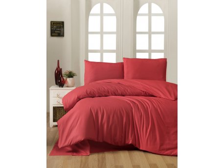 L`ESSENTIEL MAISON Ranforce posteljina (135 x 200) Red