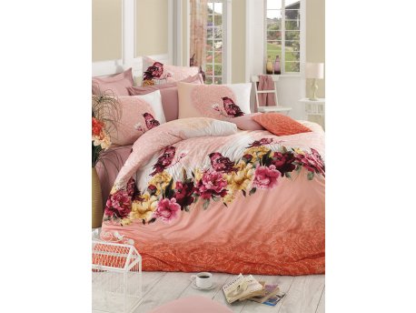 L`ESSENTIEL MAISON Ranforce posteljina (135 x 200) Calıkusu Pink
