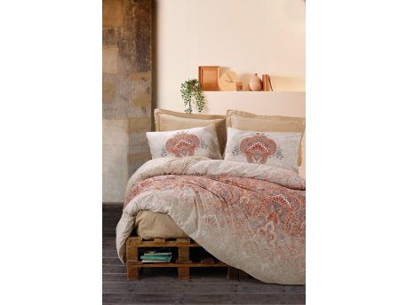 L`ESSENTIEL MAISON Ranforce posteljina (140 x 200) Loreta Beige