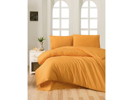 L`ESSENTIEL MAISON Ranforce posteljina (140 x 200) Mustard