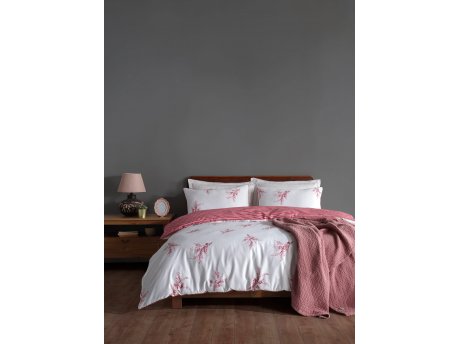 L`ESSENTIEL MAISON Ranforce posteljina (140 x 200) Meltem Pink
