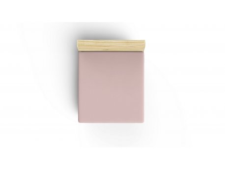 L`ESSENTIEL MAISON Ranforce dušečni čaršav (90 x 190) Dusty Rose