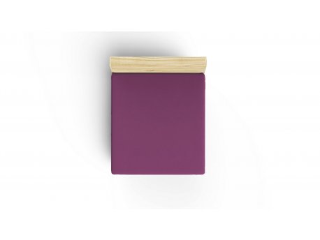 L`ESSENTIEL MAISON Ranforce dušečni čaršav (90 x 190) Plum