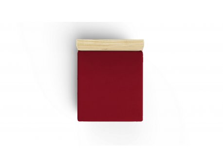 L`ESSENTIEL MAISON Ranforce dušečni čaršav (180x200) Maroon