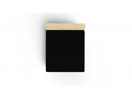 L`ESSENTIEL MAISON Ranforce dušečni čaršav (180x200) Black