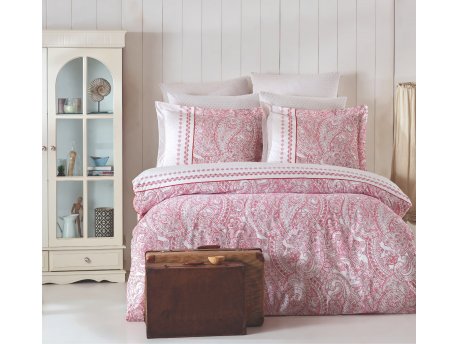 L`ESSENTIEL MAISON Ranforce posteljina (260x220) Paisley Pink