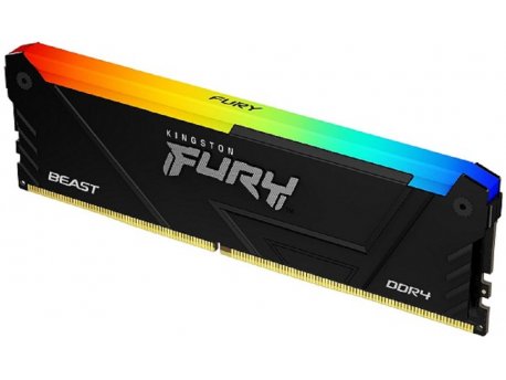KINGSTON DIMM DDR4 16GB 3733MT/s Fury Beast RGB Black XMP KF437C19BB12A/16
