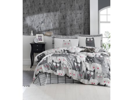 L`ESSENTIEL MAISON Posteljina (260x220) Duvarda Kediler Grey