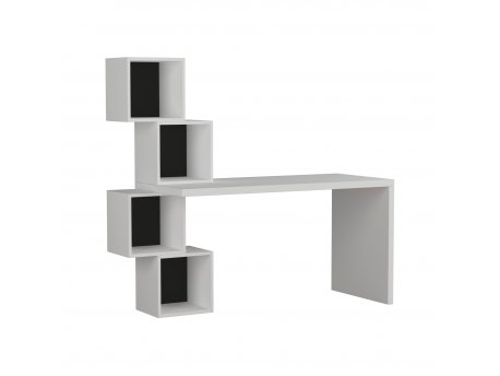 HANAH HOME Radni sto Balance White Anthracite