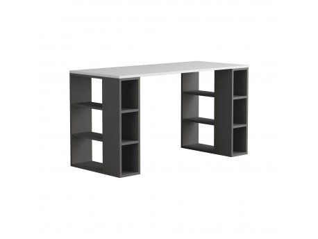 HANAH HOME Radni sto Colmar White Anthracite