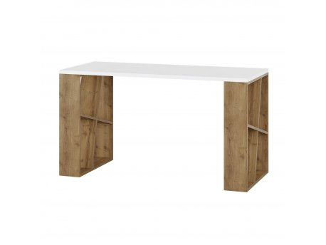 HANAH HOME Radni sto Honey White Dark Oak