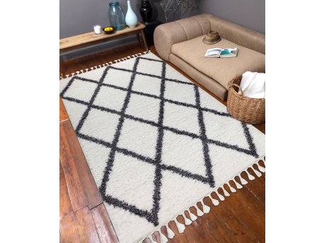 Conceptum Hypnose Tepih (200x290) 0500E White Anthracite