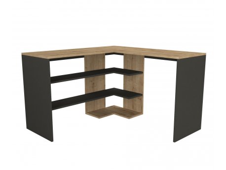 HANAH HOME Radni sto Stylo Sapphire Anthracite