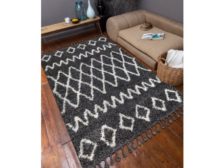 Conceptum Hypnose Tepih (80x150) 0419A Anthracite White