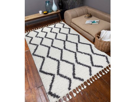 Conceptum Hypnose Tepih (80x150) 0420A White Anthracite