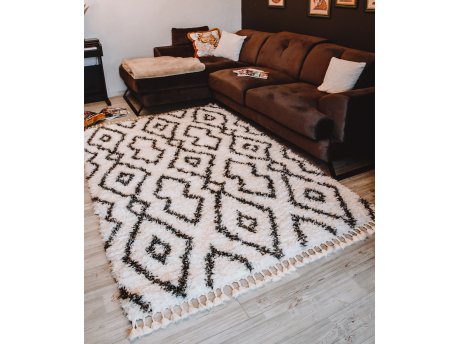 Conceptum Hypnose Tepih (80x150) 3530A White Anthracite