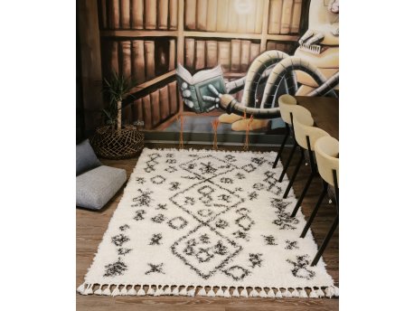 Conceptum Hypnose Tepih (80x150) 3532A White Anthracite