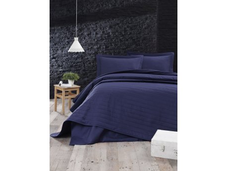 L`ESSENTIEL MAISON Prekrivač Monart Dark Blue
