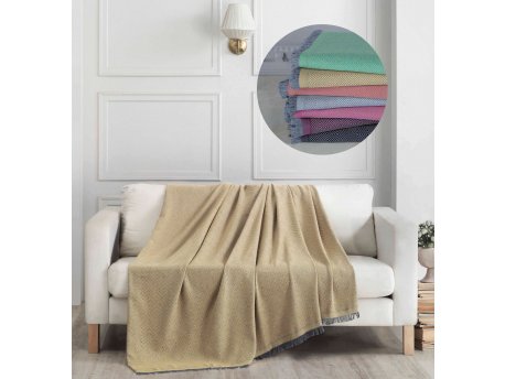 L`ESSENTIEL MAISON Prekrivač Elite Mustard