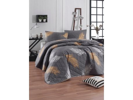 L`ESSENTIEL MAISON Prekrivač Olivia Gold Grey vPoly