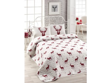 L`ESSENTIEL MAISON Prekrivač Geyik Claret Red