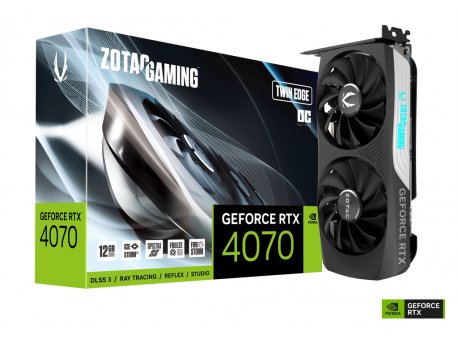ZOTAC GAMING GeForce RTX 4070 Twin Edge 12GB DDR6 ZT-D40700E-10M