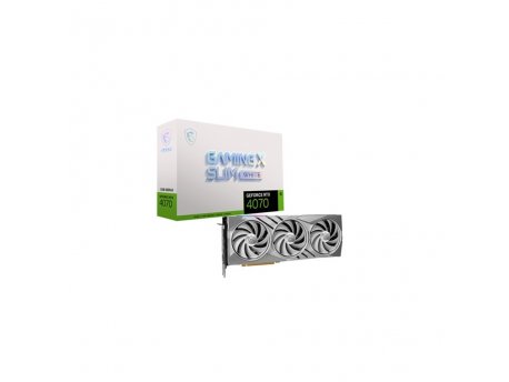 MSI NVidia GeForce RTX 4070 12GB GAMING X SLIM WHITE 12G
